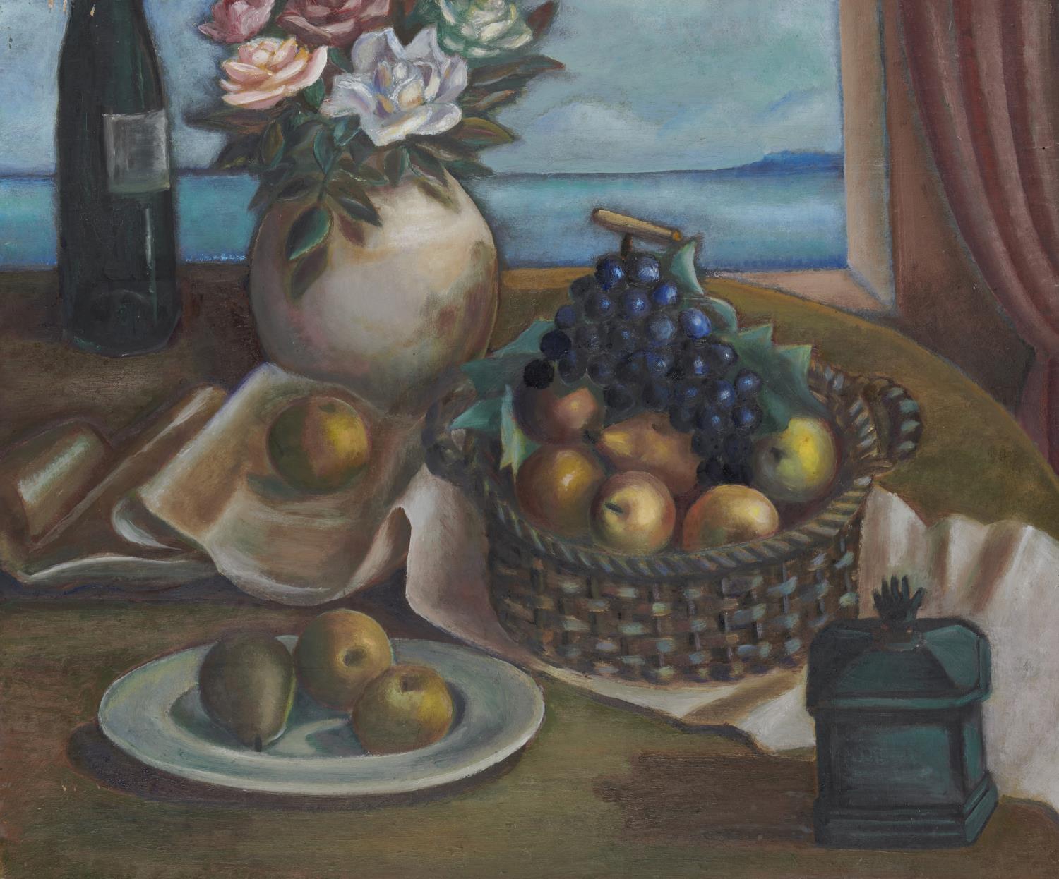 VALENTINE DOBREE (1894-1974) STILL LIFE (RECTO); SURREALIST COMPOSITION (VERSO) oil on board, 49 x - Bild 2 aus 4