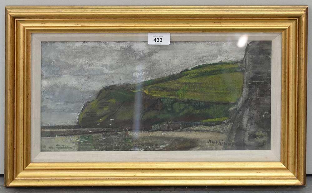 RUSKIN SPEAR, CBE, RA (1911-1990) GORRAN HAVEN CORNWALL signed, oil on canvas laid on board, 19 x - Bild 2 aus 3