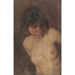 FRANK HOBDEN, RBA (1859-1936) LIFE STUDIES; A NYMPH five, oil on panel, various sizes including 25 x