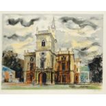 JOHN PIPER, CH (1903-1992) FLINTHAM HALL FROM 'VICTORIAN DREAM PALACES' 1977 screenprint,  signed by