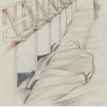 JOHN NASH, CBE, RA (1893-1977) THE WEIR inscribed lower right Under water..., pen, pencil, ink and
