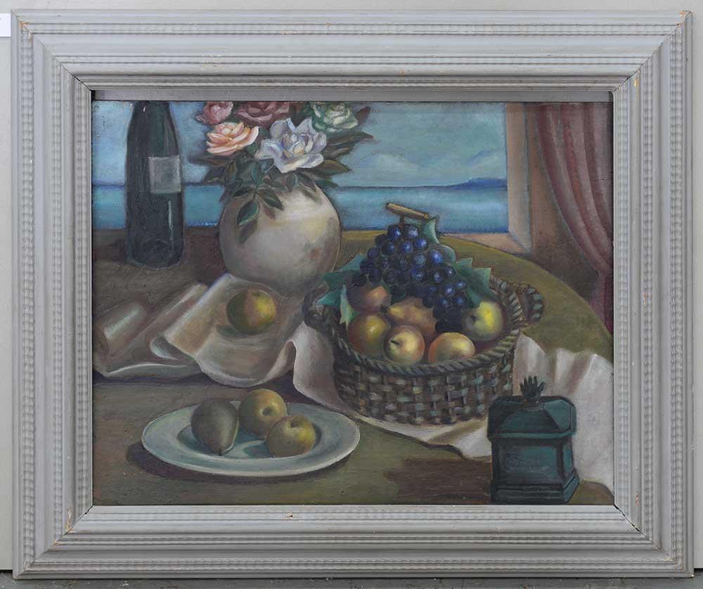 VALENTINE DOBREE (1894-1974) STILL LIFE (RECTO); SURREALIST COMPOSITION (VERSO) oil on board, 49 x - Bild 4 aus 4