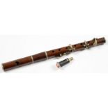 WOODWIND INSTRUMENT.  A FOUR  KEY PICCOLO, 25CM L, C LATE 198TH C