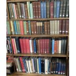 FOUR SHELVES OF  BOOKS ENGLISH LITERATURE, HISTORY AND BIOGRAPHY, ART AND ARTISTS, APPLIED ART AND