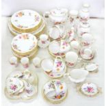 AN EXTENSIVE COLLECTION OF ROYAL CROWN DERBY DERBY POSIES PATTERN TEA, DINNER AND ORNAMENTAL WARE,