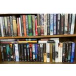 MODERN THRILLER NOVELS, HARDBACKS, INCLUDING MANY FIRST EDITIONS (APPROX. 57 VOLS)