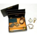 MISCELLANEOUS WATCHES AND COSTUME JEWELLERY, ETC