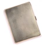 A GEORGE VI SILVER CIGARETTE CASE, 11 X 8 CM, BIRMINGHAM 1941, 5OZS 2DWTS GOOD CONDITION