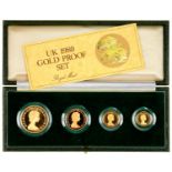 GOLD COINS. UK 1980 PROOF SOVEREIGN COIN SET, CASED