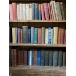 THREE SHELVES OF MISCELLANEOUS BOOKS