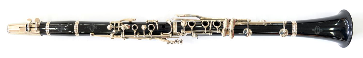 A BUFFET B12 CLARINET AND MOUTHPIECE