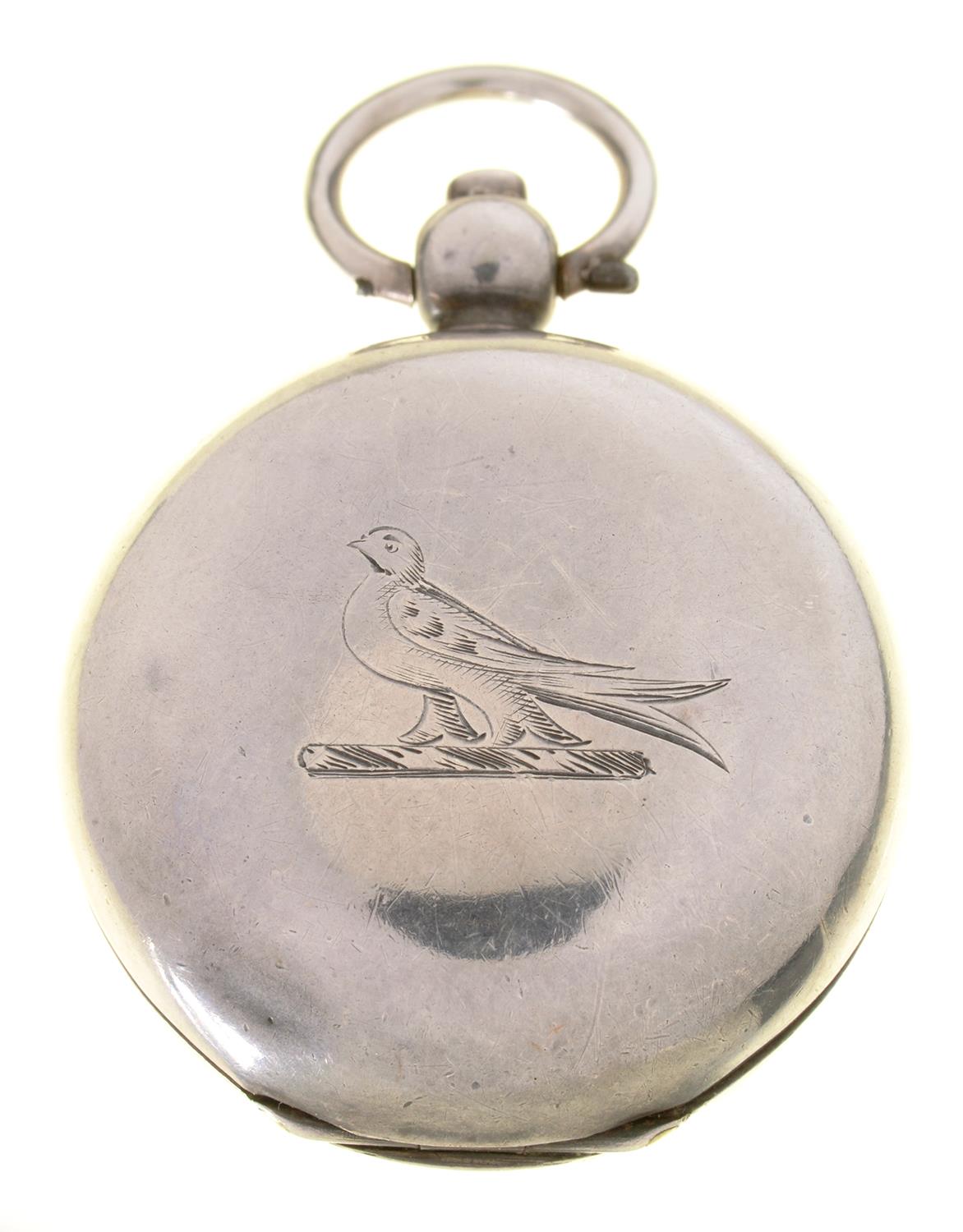 AN EDWARD VII SILVER SOVEREIGN CASE, BY ROBERT CHANDLER, BIRMINGHAM 1905 HINGE, CATCH AND SPRING