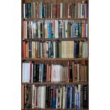 FIVE SHELVES OF BOOKS, PRINCIPALLY FINE ART AND ANTIQUES, FURNTIURE HISTORY SOCIETY JOURNALS,