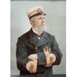 19TH C SCHOOL, PORTRAIT OF OSKAR II KING OF SWEDEN, LITHOGRAPH, 49 X 36CM, IN REPRODUCTION 'TRAMP