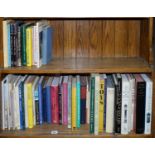 CLOCKS AND WATCHES. ONE AND A HALF SHELVES OF BOOKS, INCLUDING F. J. BRITTEN - OLD CLOCKS AND