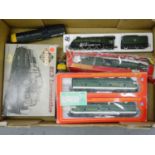 SIX HORNBY PLASTIC OO GAUGE MODEL RAILWAY LOCOMOTIVES AND ANOTHER (7) In apparently good