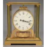 JAEGER - LECOULTRE. ATMOS VENDOME, REF 5834, A GILT BRASS ATMOS CLOCK, NO 423664 (ON A PAPER LABEL