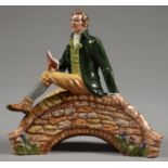 A ROYAL DOULTON FIGURE OF ROBERT BURNS, 18CM H, PRINTED MARK, 1996