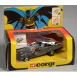 A CORGI DIE CAST BATMOBILE, 267, BOXED