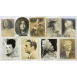 AUTOGRAPHS. AN INTERESTING COLLECTION OF SIGNED PHOTOGRAPHS AND POSTCARDS OF OPERA AND CINEMA