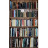 FIVE SHELVES OF BOOKS, PRINCIPALLY FINE ART AND COLLECTING, BYRON AND OTHER BIOGRAPHY, PEVSNER'S