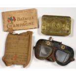 MILITARIA. WWII ROYAL NAVY FIRST AID OUTFIT FOR AIR CREWS IN ORIGINAL UNOPENED PRINTED KHAKI