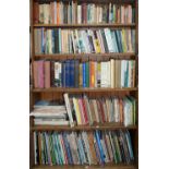 RAILWAYS, SUBJECT. FIVE SHELVES OF BOOKS, TO INCLUDE GREAT WESTERN AND OTHER RAILWAY COMPANY