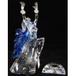 SWAROVSKI CRYSTAL,  MAGIC OF DANCE -  ISADORA, 20CM H AND SCS NAMEPLATE, ORIGINAL BOX (2) GOOD