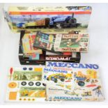 VINTAGE TOYS AND GAMES, INCLUDING BOARD GAMES, MECCANO MOTORISED SET 4, BOXED AND HORNBY BLUE