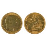 GOLD COIN. TWO POUNDS 1902