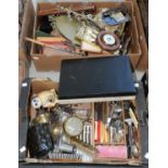 MISCELLANEOUS WOOD AND METALWARE, PLATED ARTICLES, FLATWARE, ETC Variable condition