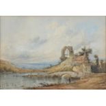 ALBERT HENRY VICKERS, RIVER SCENE, SIGNED AND DATED 1879, WATERCOLOUR, 23.5 X 34CM Good condition