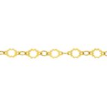 A 9CT GOLD BRACELET, 180MM LONG, BIRMINGHAM 1979, 1.8G Good condition