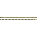 A 9CT GOLD NECKLET, APPROXIMATELY 390MM LONG, IMPORT MARKED, SHEFFIELD 1978, 5.5G Good condition