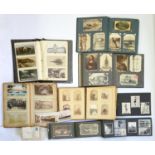 AN EXTENSIVE COLLECTION OF EDWARDIAN AND MAINLY OTHER EARLY 20TH C PICTURE POSTCARDS, MANY PU,