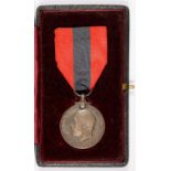 IMPERIAL SERVICE MEDAL, GVR, THOMAS FREDERICK MOODY, CASE OF ISSUE