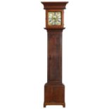 AN OAK THIRTY HOUR LONGCASE CLOCK THOMAS BINCH MANSFIELD, EARLY 18TH C the brass dial with matted