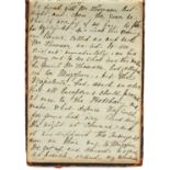 INDIAN MUTINY, 1857.  THE REMARKABLE MANUSCRIPT DIARY OF HARRIETT BRUNDELL OF FREQUENTLY DESCRIPTIVE