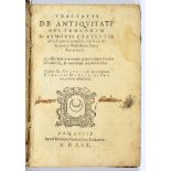 CRAVETTA, AIMONE TRACTATUS DE ANTIQUITATIBUS TEMPORUM D AYMONIS CRAVETTAE A Saviliano Iureconsulti