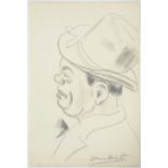 DAME LAURA KNIGHT, DBE, RA, RWS (1877-1970) CLOWN  signed, pencil, 29.5 x 20.5cm, unframed Minor