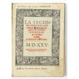 [PLUTARCH]  LA SECONDA & ULTIMA PARTE DELLE VITE DI PLUTARCHO DI GRECO IN LATINO ET DI LATINO IN