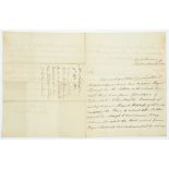 HENRY ADDINGTON,  1ST VISCOUNT SIDMOUTH (1757-1844)AUTOGRAPH LETTER SIGNED WHEN PRIME MINISTER TO