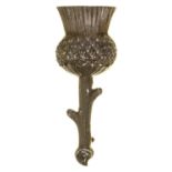 A SCOTTISH VICTORIAN SILVER THISTLE HOLDER  in the form of a thistle flower, 53mm, PODR mark for