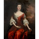 AFTER SIR JOHN BAPTIST DE MEDINA PORTRAIT OF ANN WEMYSS COUNTESS OF LEVEN  seated three quarter