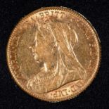 GOLD COIN. HALF SOVEREIGN 1898 Condition report