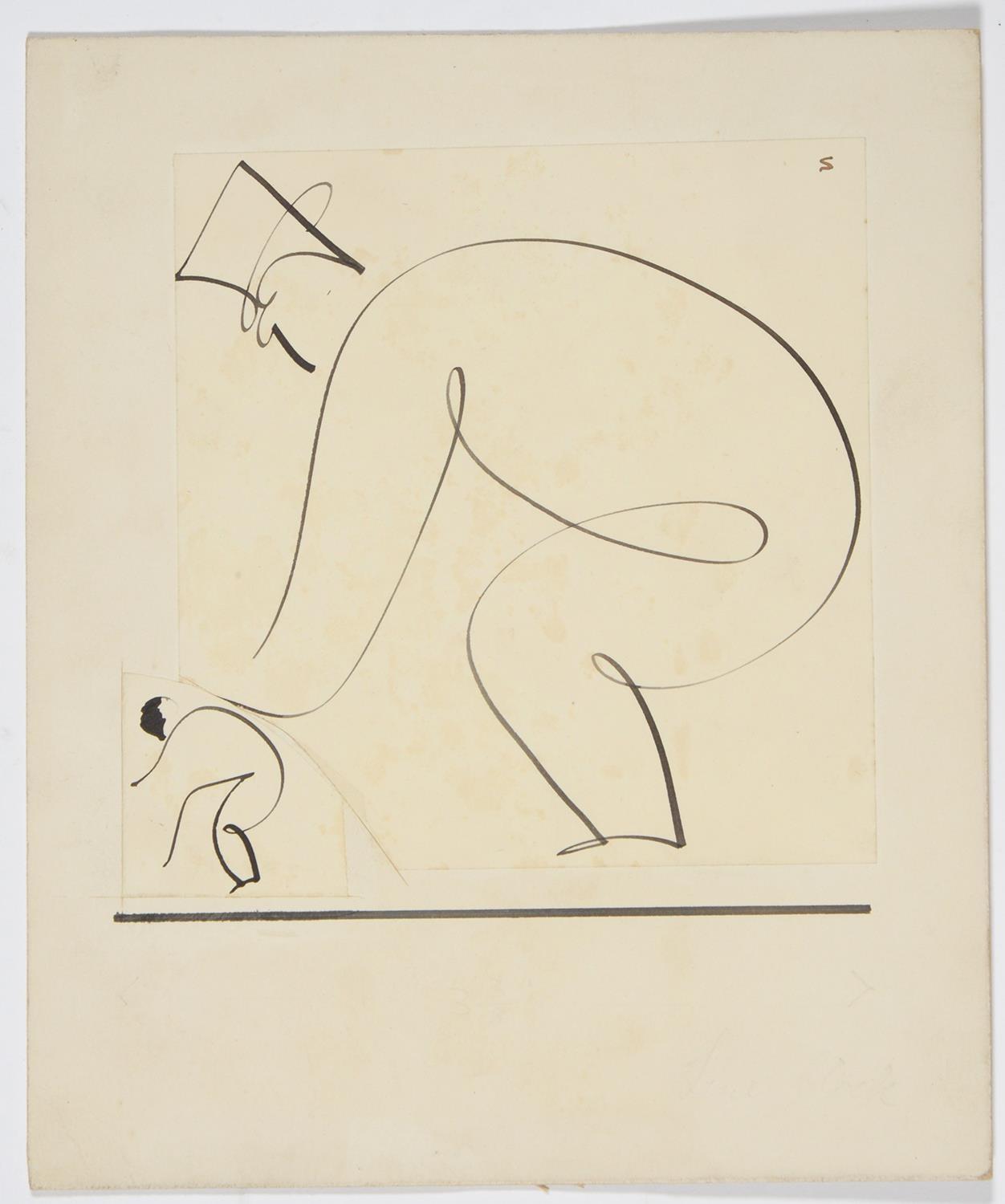 NORMAN DUDLEY SHORT (1882-1951) - A COLLECTION OF SHORT'S ORIGINAL ONE-LINE DRAWINGS, INCLUDING - Bild 5 aus 9