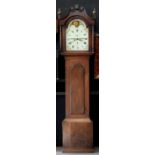 CHANNEL ISLANDS INTEREST. A MAHOGANY EIGHT DAY LONGCASE CLOCK, EDWARD CARREL ST. AUBINS JERSEY,