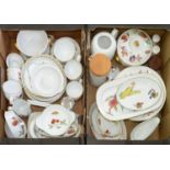 A COLLECTION OF ROYAL WORCESTER EVESHAM TABLEWARE Condition report  Mostly in good condition