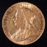 GOLD COIN. SOVEREIGN 1900 Condition report