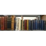 FIVE SHELVES OF BOOKS INCLUDING BIOGRAPHY, HISTORY AND ART REFERENCE Condition report